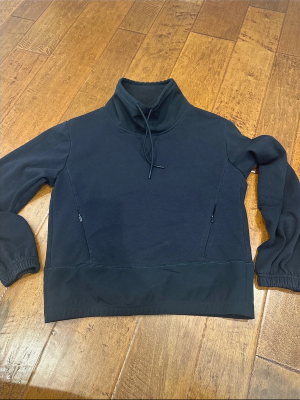 Athleta Women’s Black High-Neck Pullover